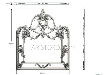 Mirrors and frames (RM_0845) 3D model for CNC machine